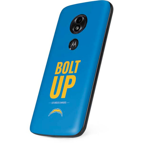NFL Los Angeles Chargers Team Motto Moto E5 Play Skin